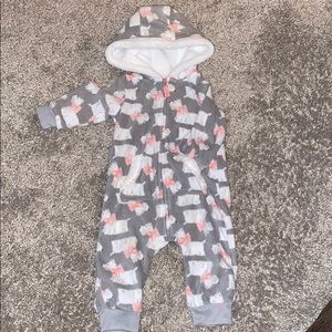 🦋Super cute fleece one piece🦋